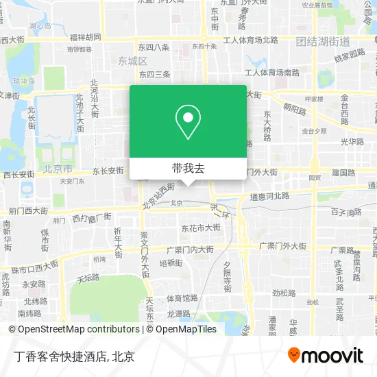 丁香客舍快捷酒店地图