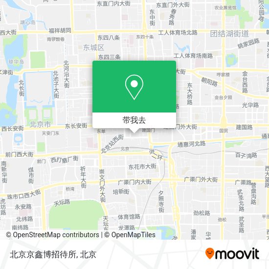 北京京鑫博招待所地图