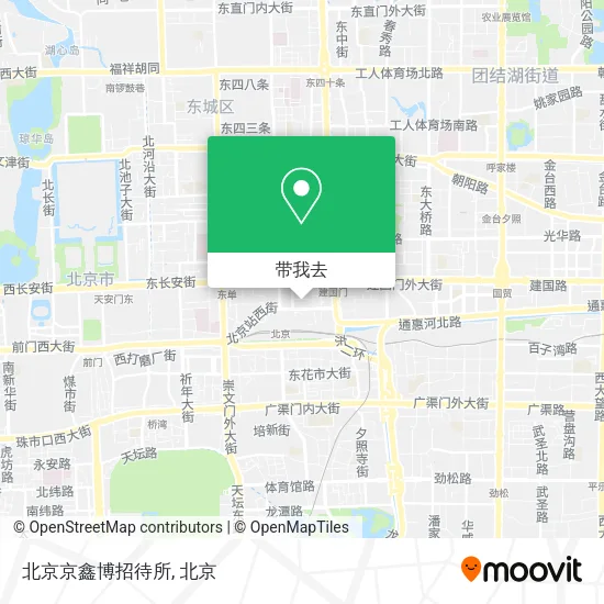 北京京鑫博招待所地图