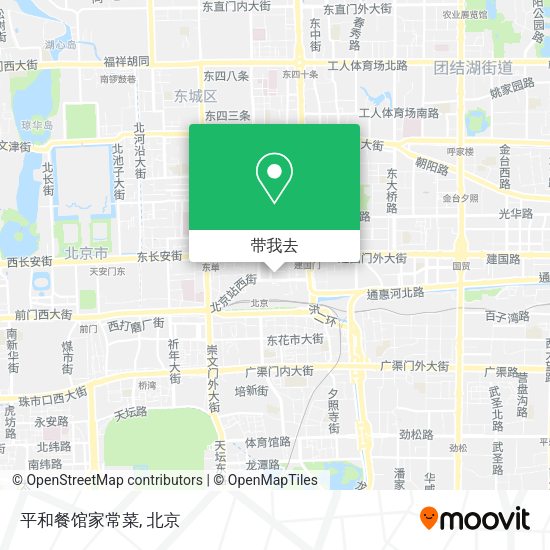 平和餐馆家常菜地图