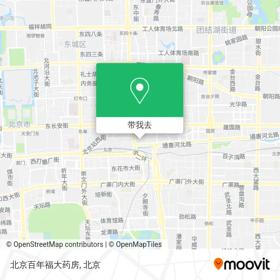 北京百年福大药房地图
