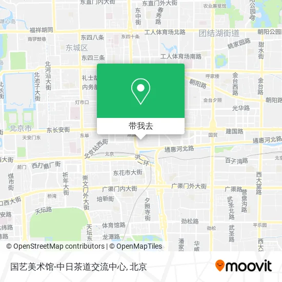 国艺美术馆-中日茶道交流中心地图