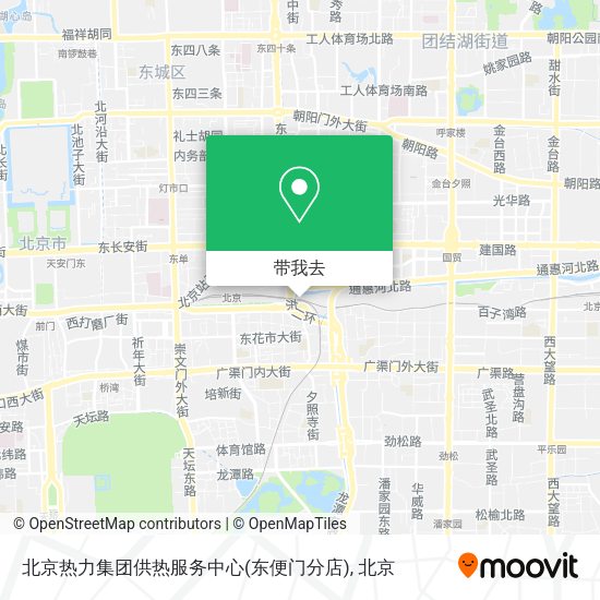 北京热力集团供热服务中心(东便门分店)地图