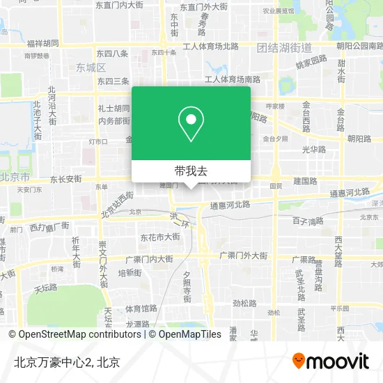 北京万豪中心2地图