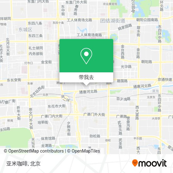 亚米咖啡地图