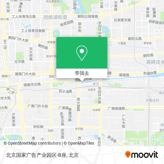 北京国家广告产业园区-B座地图