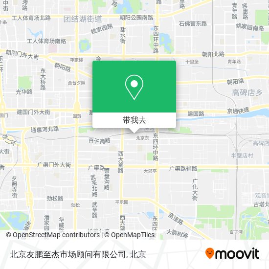 北京友鹏至杰市场顾问有限公司地图
