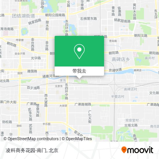 凌科商务花园-南门地图