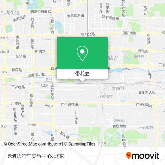 博瑞达汽车美容中心地图