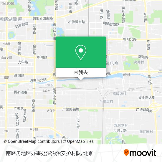 南磨房地区办事处深沟治安护村队地图