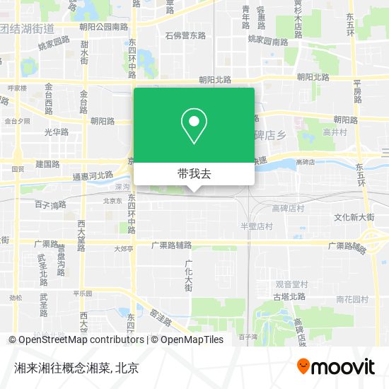湘来湘往概念湘菜地图