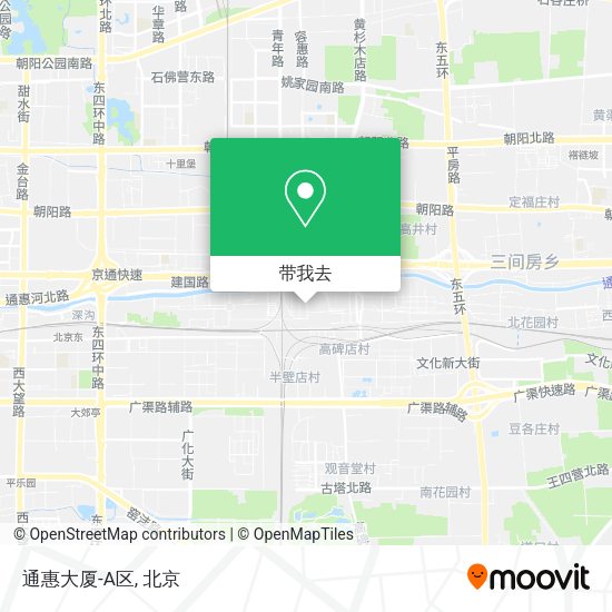 通惠大厦-A区地图