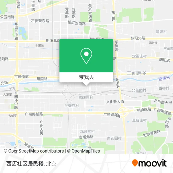 西店社区居民楼地图