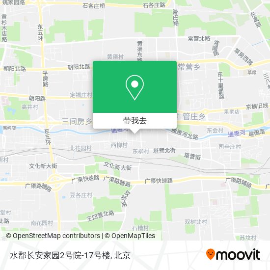 水郡长安家园2号院-17号楼地图