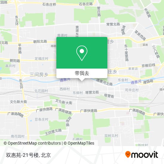 双惠苑-21号楼地图