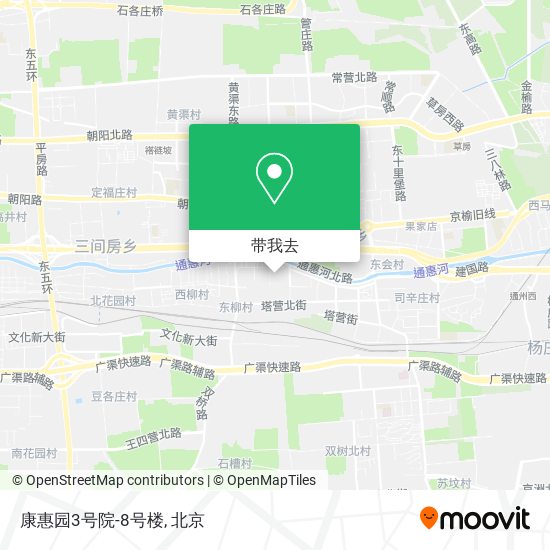 康惠园3号院-8号楼地图