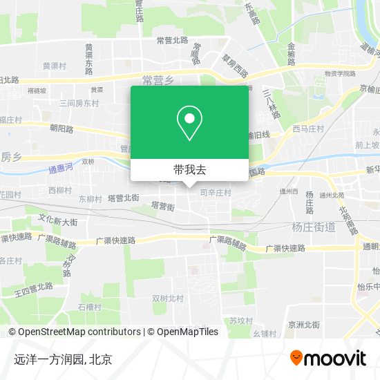 远洋一方润园地图