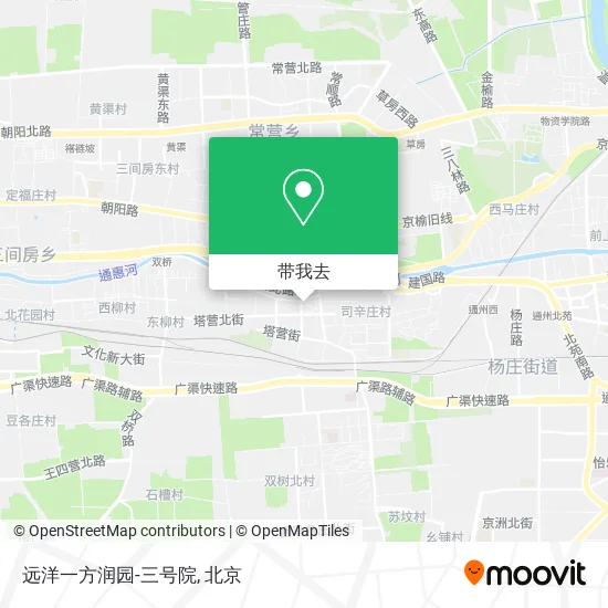 远洋一方润园-三号院地图