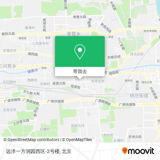 远洋一方润园西区-2号楼地图
