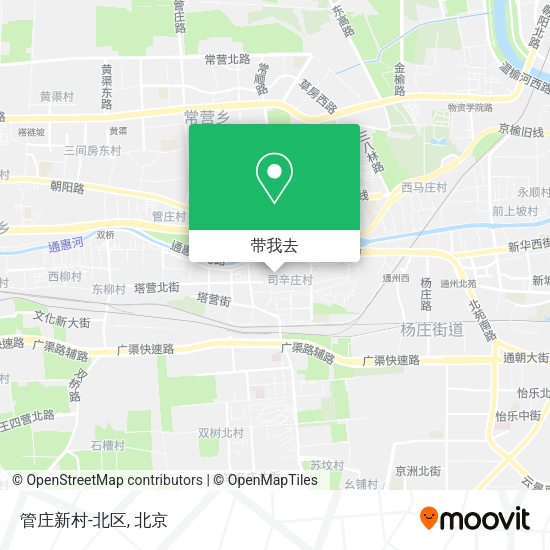 管庄新村-北区地图