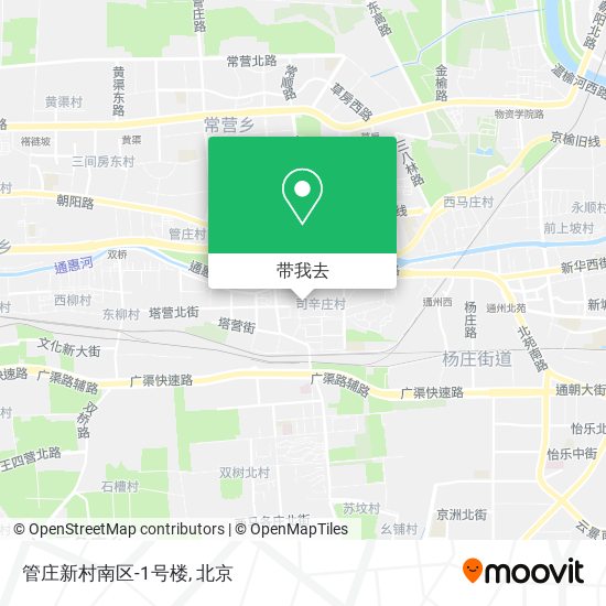 管庄新村南区-1号楼地图