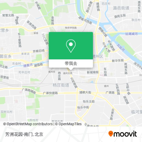 芳洲花园-南门地图