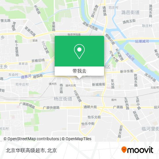 北京华联高级超市地图