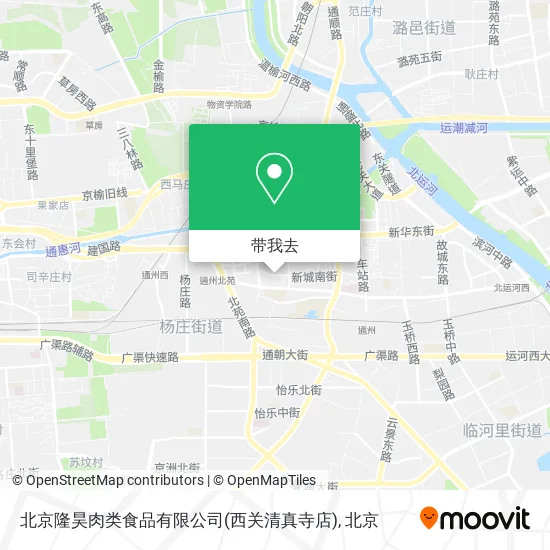 北京隆昊肉类食品有限公司(西关清真寺店)地图