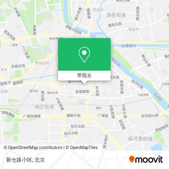 新仓路小区地图