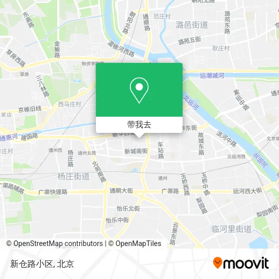 新仓路小区地图