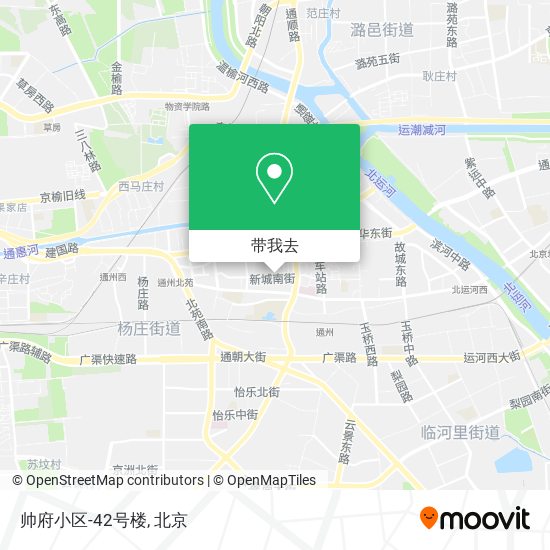 帅府小区-42号楼地图
