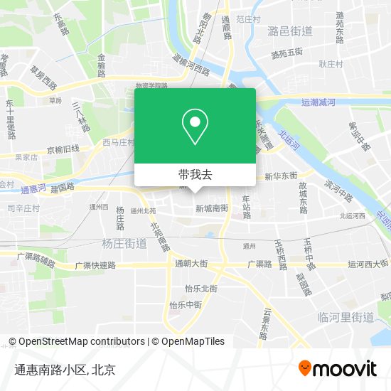通惠南路小区地图