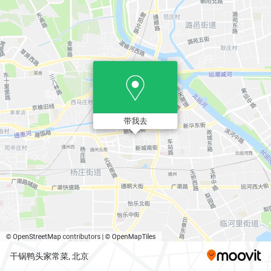 干锅鸭头家常菜地图