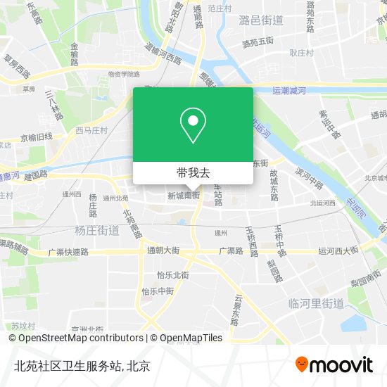 北苑社区卫生服务站地图