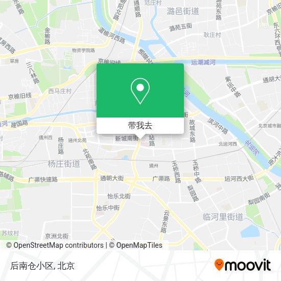 后南仓小区地图