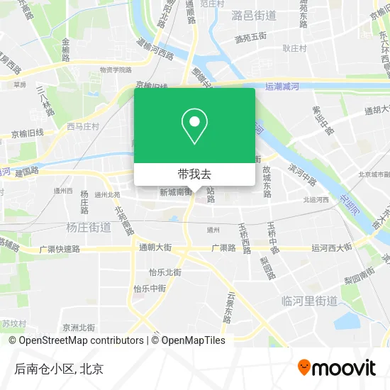 后南仓小区地图
