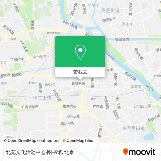 北苑文化活动中心-图书馆地图