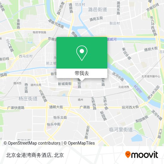 北京金港湾商务酒店地图