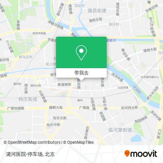 潞河医院-停车场地图