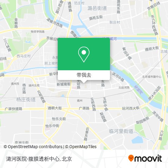 潞河医院-腹膜透析中心地图