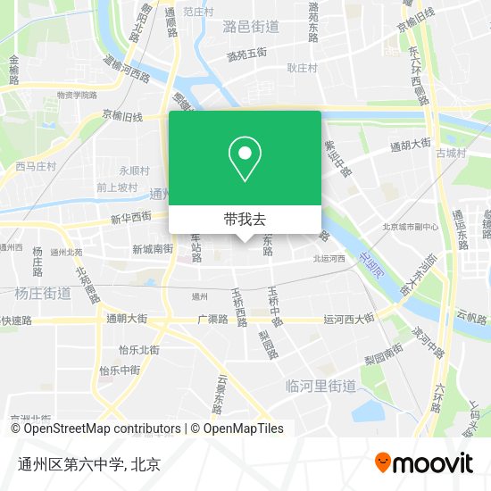 通州区第六中学地图
