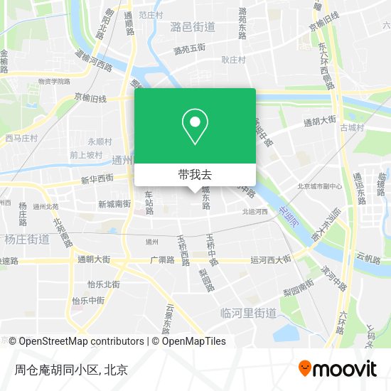 周仓庵胡同小区地图
