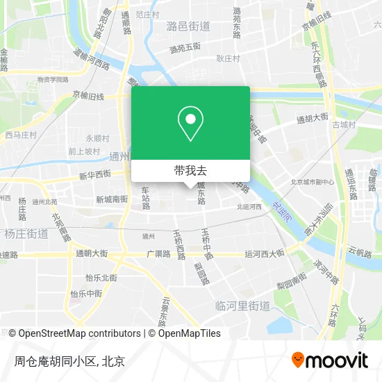 周仓庵胡同小区地图