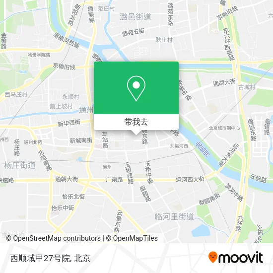 西顺域甲27号院地图