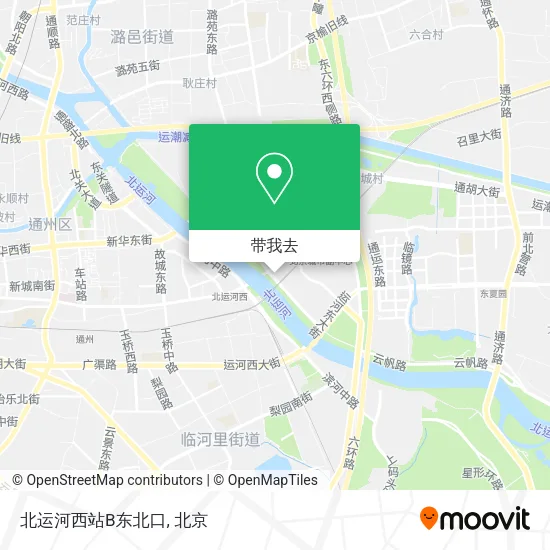 北运河西站B东北口地图