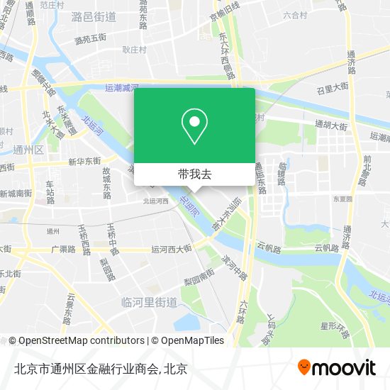 北京市通州区金融行业商会地图
