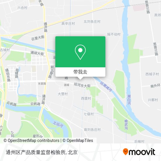 通州区产品质量监督检验所地图