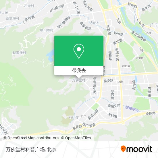 万佛堂村科普广场地图