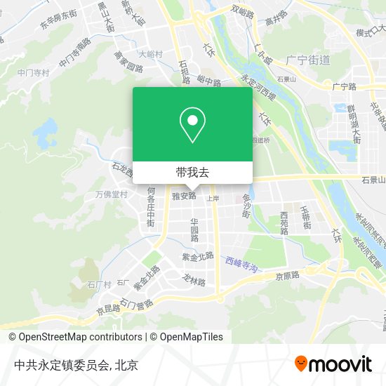 中共永定镇委员会地图