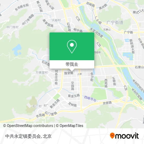 中共永定镇委员会地图